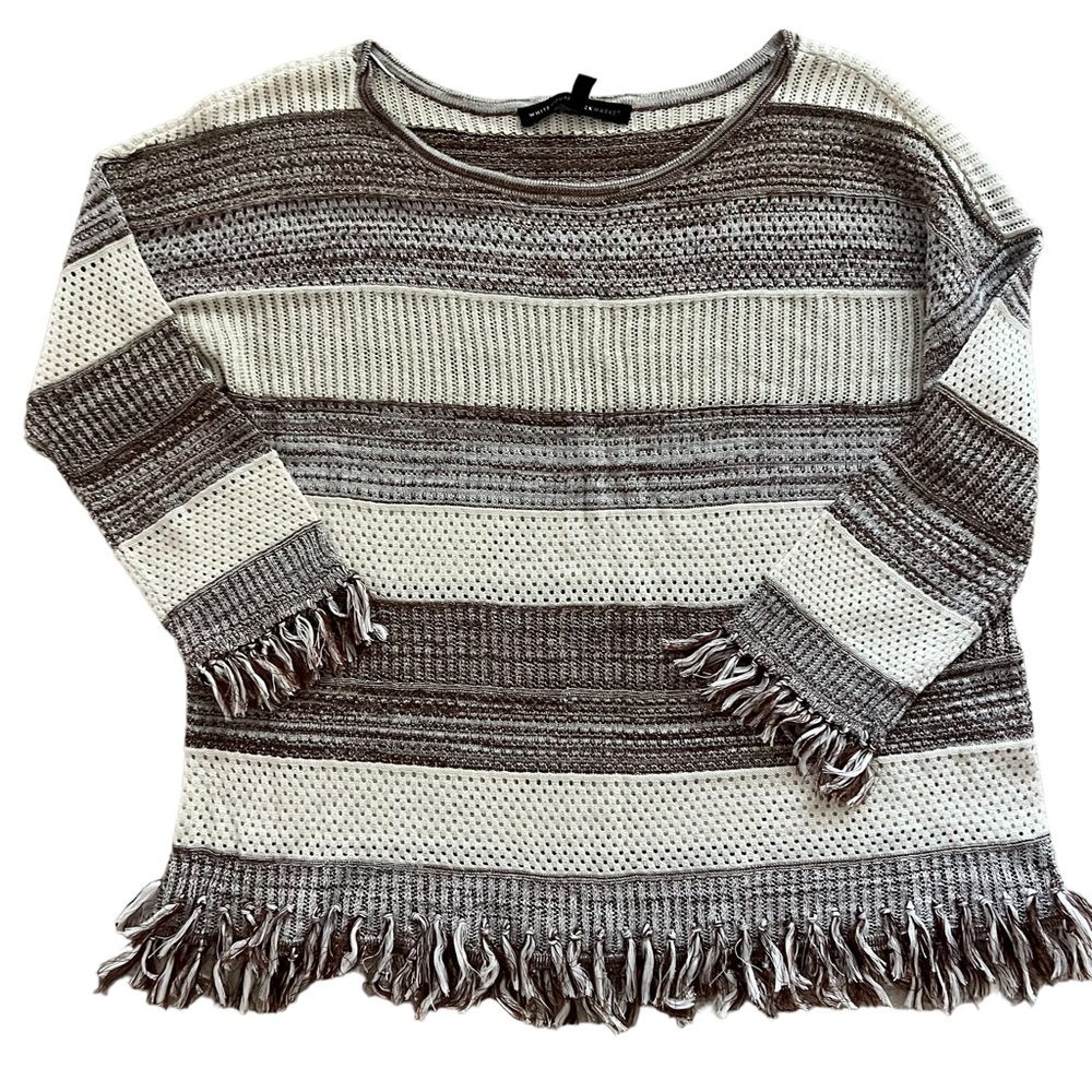 NWOT White House Black Market Lightweight Sweater Size M Soft Knit Pullover - Picture 1 of 3
